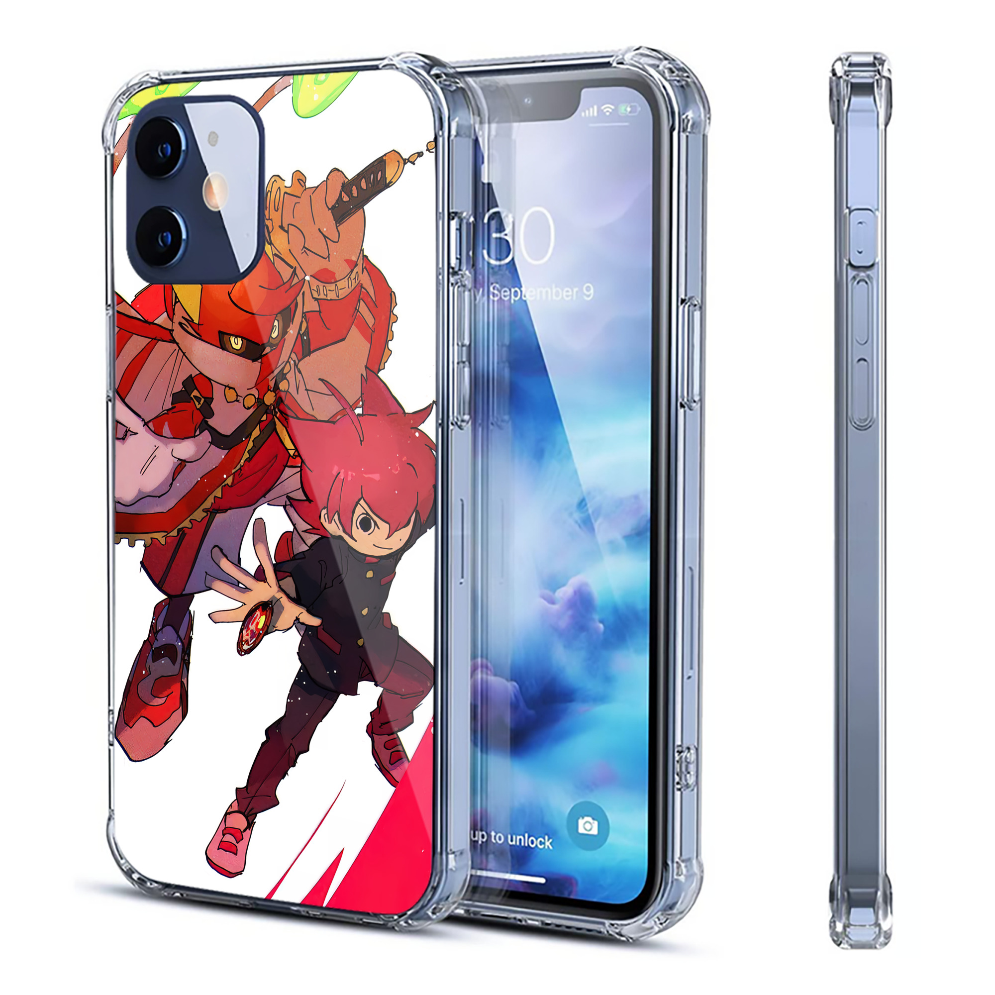 （画像用） 妖怪ウォッチ Yo-kai Watch 【iPhone 12シリーズ対応】透明スマホケース（クリアソフトケース）